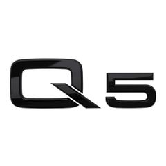 Αυτοκόλλητο AUDI Q5 μαύρο 10,2x3,6cm 1τμχ