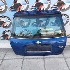 Τζαμόπορτα πίσω mini cooper R50 R53-Έχει δύο μικρά λακουβάκια που φαίνονται στη φωτογραφία -χρώμα μπλε