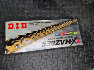 ΑΛΥΣΙΔΑ DID 530 ZVMX2 gold 118 link