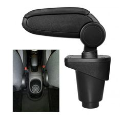 Κονσόλα Χειροφρένου Τεμπέλης "Oem" Design Για Fiat 500 L 2012-2018 Υφασμάτινη Μαύρο Χρώμα