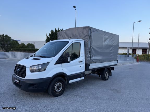 Ford 2016 Transit ΜΕ ΑΝΟΙΧΤΗ ΚΑΡΟΤΣΑ 4.20 ΜΕ ΤΕΝΤΑ - 3ΘΕΣΙΟ