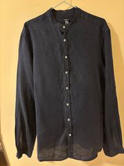 Ανδρικό Πουκάμισο Λινό Manetti (M/Slim) -- ΣΑΝ ΚΑΙΝΟΥΡΓΙΟ --