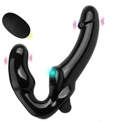 Strap-on Dildo Vibrator Black