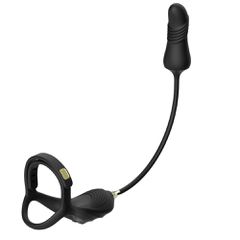 Cock Ring With Thrusting Butt Plug