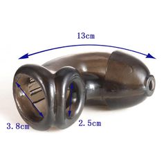 Soft Material Cock  Chastity Cage-thumb-3