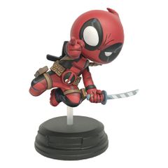Marvel Animated Statue Deadpool (Jumping) 18 cm-thumb-1