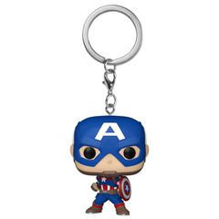 MARVEL NEW CLASSICS - Pocket Pop Keychains - Captain America-thumb-2