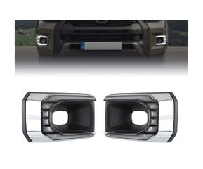 Προβολείς ομίχλης DRL Toyota Hilux 2021+ (Invincible) Χρώμιο