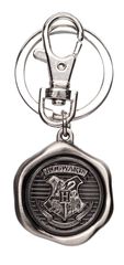 HARRY POTTER - Hogwarts Logo - Pewter Keychain-thumb-0