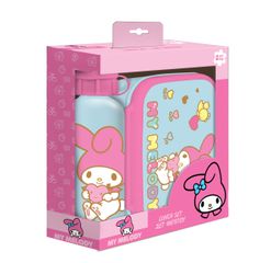 MY MELODY - Set of Lunch Box & Allumium Bottle 500ml