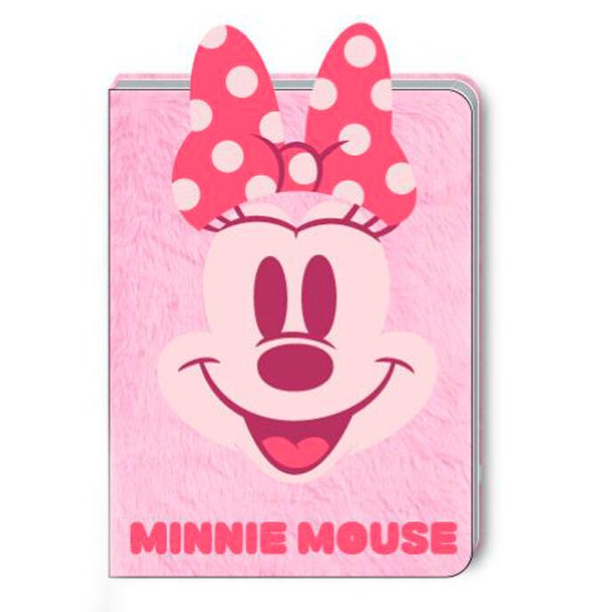 Disney Minnie plush notebook