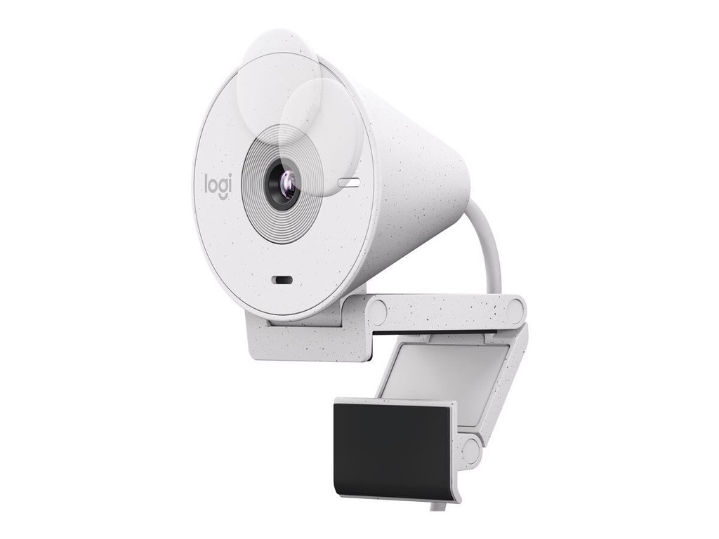 Logitech - Brio 300 Full HD webcam, Off-white / Computers
