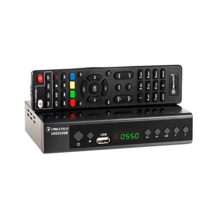 Cabletech DEKODER DVB-T2 H.265 HEVC URZ0336