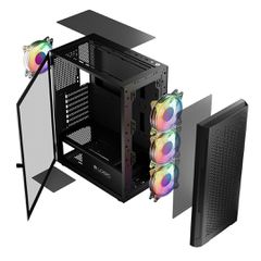 Logic ARAMIS ARGB MINIDI USB 3.0 Case Black-thumb-1