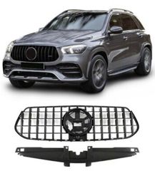 ΜΑΣΚΑ ΕΜΠΡΟΣ Mercedes GLE W167 V167 C167 Standard Edition (2020-up) GT-R Panamericana Design Chrome/Black