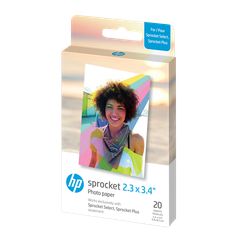 HP - Zink Paper For Sprocket Select 20 Pack 2,3x3,4 / Electronics