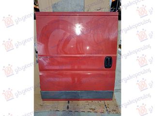 PEUGEOT BOXER 14- - ΠΟΡΤΑ ΣΥΡΩΜΕΝΗ 123Χ167 CM ΚΛΕΙΣΤΗ ΚΟΚΚΙΝΟ - ΔΕ