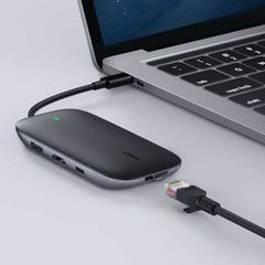 AUKEY CB-C71 interface hub 5000 Mbit/s Black-thumb-3