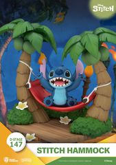 LILO & STITCH - Stitch "Hammock" - Diorama D-Stage 14cm-thumb-4
