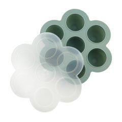 Le Toft - Baby Food Freezer Cubes - Smokey Green - 75 ml per compartment / Baby and Children