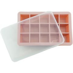 Le Toft - Baby Food Freezer Cubes - Smokey Rose - 15 compartments, each up to 20 ml / Baby and Children