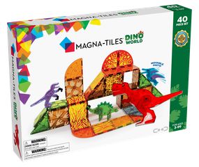 Magna-Tiles - Dino World 40 pcs set (90232) / Toys