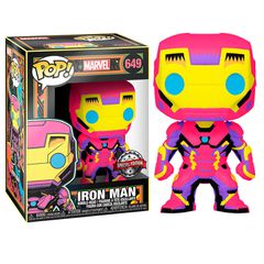 POP figure Marvel Iron Man Black Light Exclusive-thumb-2