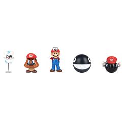 Super Mario Bros pack 5 figures 6,5cm-thumb-3