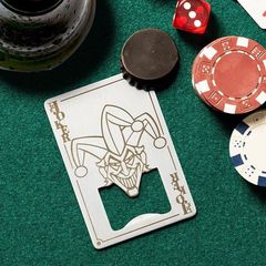 Joker Playing Card Bottle Opener / Fan Shop and Merchandise