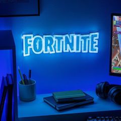 Fortnite Wall Mountable LED Neon Light / Fan Shop and Merchandise