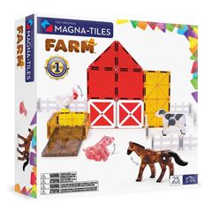 MAGNA-TILES - Farm 25 Piece Set (90223) / Toys