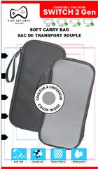Deep Explorer - Soft Carry Bag Grey / Nintendo Switch 2-thumb-2