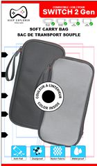 Deep Explorer - Soft Carry Bag Black / Nintendo Switch 2-thumb-1