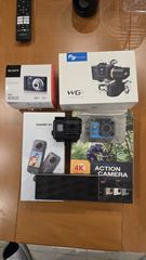 Insta360 X3, GoPro Hero5, Gimbal, ActionCam, ηχειάκι Bluetooth. Καλοκαιρινό combo 6 συσκευών