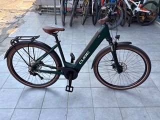 Electric Bicycles Cube 2023 TOURING HYBRID ONE 500 EASY ENTRY Dark GREEN 2023