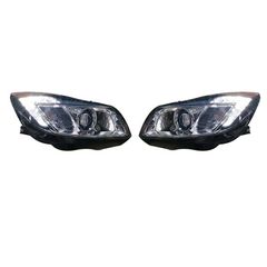 Μπροστινά Φανάρια Set Για Opel Insignia 08-12 TRU DRL Μαύρα H7 Carner Insignia - 0025178
