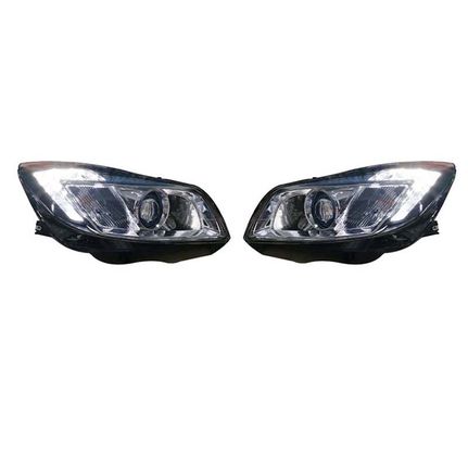 Μπροστινά Φανάρια Set Για Opel Insignia 08-12 TRU DRL Μαύρα H7 Carner Insignia - 0025178