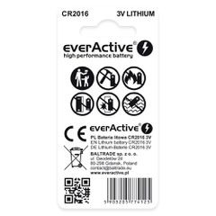 Lithium batteries mini everActive CR2016 blister 2 pcs.-thumb-1