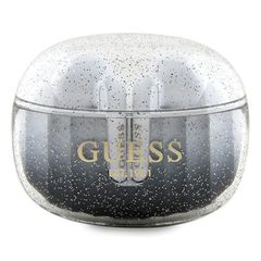 Guess Glitter Gradient TWS Bluetooth headphones with docking station - black