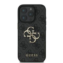 Guess 4G Big Logo iPhone 16 Pro Max Case - Black-thumb-2