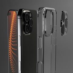 SBS set with D3O technology for iPhone 16 Pro Max - case + glass screen and camera protector - transparent-thumb-3