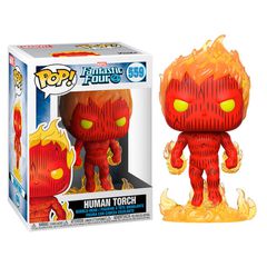 POP figure Marvel Fantastic Four Human Torch-thumb-1