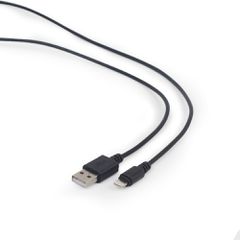 Gembird CC-USB2-AMLM-1M lightning cable Black-thumb-1