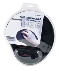 Gembird MP-GEL-BLACK mouse pad-thumb-1