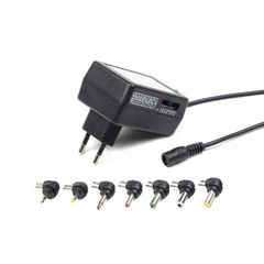 EnerGenie EG-MC-008 Universal AC-DC adapter, 12 W, Black-thumb-1