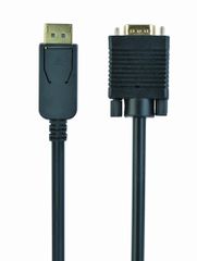 Gembird CCP-DPM-VGAM-6 video cable adapter 1.8 m VGA (D-Sub) DisplayPort Black