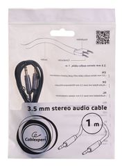 Gembird CCAP-444-1M audio cable 3.5mm Black-thumb-3