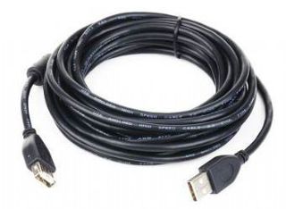 Gembird 1.8m USB 2.0 A M/FM USB cable USB A Black-thumb-1