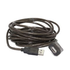 Gembird USB A/USB A M/F 10m USB cable USB 2.0 Black-thumb-1