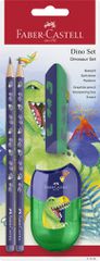 Faber-Castell - Pencil Set Dinosaur GP + Accessories (111519) / Toys